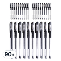 OON MiWi 젤잉크펜 0.5mm, 블랙, 90개