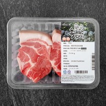 파머스팩 제주 흑돼지 미박목심 에어프라이어용 (냉장), 500g, 1팩