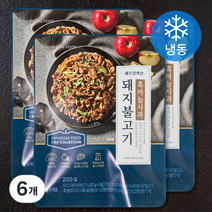 쉐프컬렉션 신세계푸드 흑마늘사과 돼지불고기 (냉동), 200g, 6개