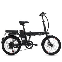 모토벨로 G8 DUAL 350W 36V 8Ah 전기자전거, 블랙, 스틸 합금