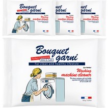 부케가르니 에코 퍼펙트 세탁조 클리너, 150ml, 150g, 4개