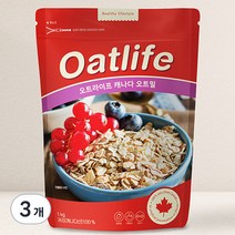 오트라이프 캐나다 오트밀, 1kg, 3개
