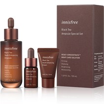 이니스프리 블랙티 앰플 스페셜 50ml 세트 + 쇼핑백, 1세트
