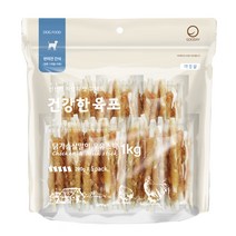 굿데이 강아지 건강한 육포 가슴살말이 우유스틱 1kg, 1개, 닭고기 + 우유