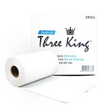 쓰리킹 미트페이퍼 펄프 화이트 80m, 1개