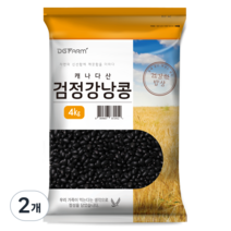 대구농산 검정강낭콩, 4kg, 2개