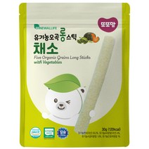 또또맘 유아용 유기농 오곡 롱 스틱 과자 30g, 1개, 채소