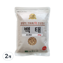 대한농산 백태 잡곡 콩, 2kg, 2개
