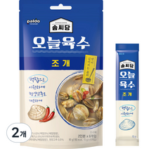 팔도 솜씨당 오늘육수 조개 6p, 90g, 2개