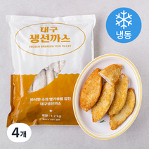대구 생선까스 20ea (냉동), 1.2kg, 4개
