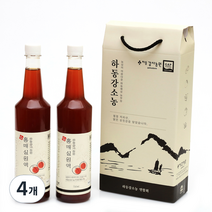 하동감사농원 홍매실원액, 750ml, 4개