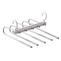 OON 접이식 5단옷걸이, 그레이, 1개