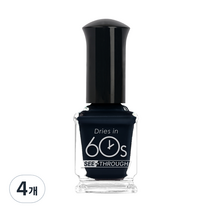 위드샨 60초 미스티크 에디션 매니큐어 9ml, M105 블루홀, 4개