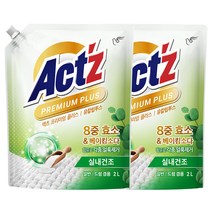 액츠 프리미엄 플러스 액상세제 유칼립투스 본품, 2개, 2L