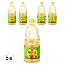 오뚜기 사과식초, 1.5L, 5병
