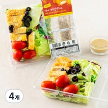 저스트그린 더 케이준 치킨 샐러드, 180g, 4개