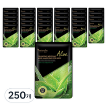 네이처바이 포맨 숯 미네랄 알로에 마스크팩, 25ml, 250개