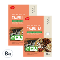 멀티셰프 친환경 생분해 다시백 M, 70개입, 8개