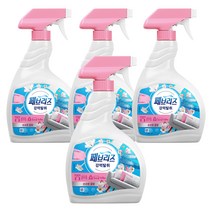 페브리즈 섬유탈취제 은은한꽃향 대용량 본품, 900ml, 4개