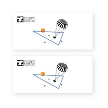 인스턴트 타투 2p, 에어벌룬, 1개