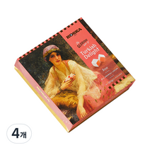 코스카 로즈 터키쉬 딜라이트 카이막 로쿰 젤리, 350g, 4개