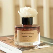 에인디 시그니처 차량용&실내용 대용량 디퓨저 디퓨저+플라워스틱 110ml, 다우니에이프릴