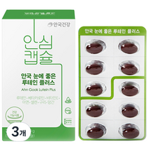 안국건강 NEW 눈에좋은 루테인 플러스, 60정, 3개