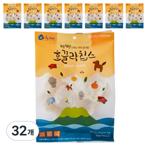 제주마미 호끌락 칩스 뻥튀기, 20g, 32개
