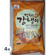 당암티에프 강원도 강냉이 스낵, 150g, 4개