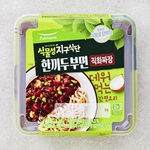 풀무원 식물성 지구식단 한끼두부면 직화짜장, 220g, 1개