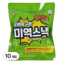 이미지 석하 튀기지 않은 미역스낵, 15g, 10개입
