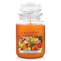 코코도르 뉴 라지자 캔들, 시칠리안시트러스, 1개