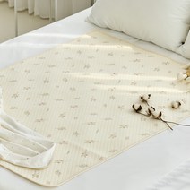 아가짱 유아용 논슬립 순면 방수요, 꽃갈피