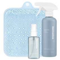 더모티브 리프레싱 풋샴푸 400ml + 쿨링 풋 데오드란트 80ml + 풋브러쉬 세트, 1세트