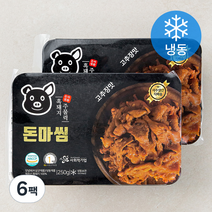 돈마씸 흑돼지 고추장 주물럭 (냉동), 6팩, 250g