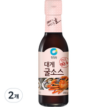 대상 청정원 대게 굴 소스, 250g, 2개