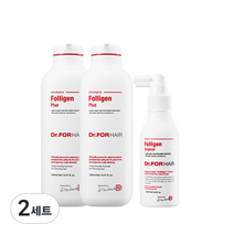 닥터포헤어 폴리젠 플러스 샴푸 500ml x 2p + 헤어 토닉 120ml 세트, 2세트