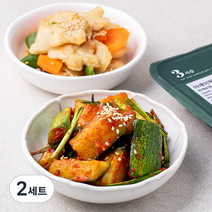 집반찬연구소 야채어묵볶음 110g + 오이부추무침 180g, 2세트