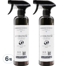 에버지움 산소계 프리미엄 종합살균제 스프레이, 500ml, 6개