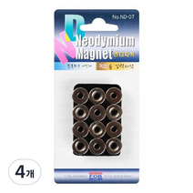 포비월드 네오디움자석블리스터 ND-07, 단품, 4개