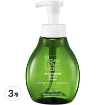 네이쳐러브메레 유아 핸드워시 500ml, 레몬향, 3개