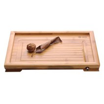 명장 평안 대나무 다탁 PJ800 소 35.5 x 24.5 x 3.8 cm, 혼합 색상, 1개