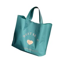 마켓감성 휴대용 베스트셀프 비닐봉투백 40p 소, 그린