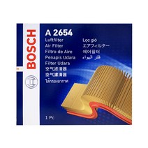 보쉬 차량용 에어필터, AF654, 1개