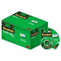 스카치 다용도 매직 테이프 디스펜서 2p + 리필 18mm x 20m 4p 세트, (반투명) 테이프, 1세트