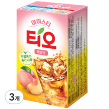 티오 아이스티 복숭아맛, 13g, 18개입, 3개