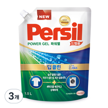 퍼실 파워젤 플러스 드럼용 리필, 1.5L, 3개