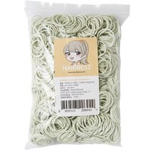 헤어베스트 오래가는 고무밴드 컬러 고무줄 원밴드 500g, 흰색, 1개