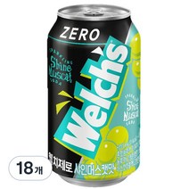 웰치스 제로 샤인머스캣맛 6p, 18개, 355ml