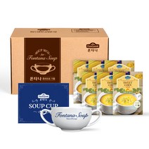 폰타나 뉴질랜드 스위트콘 컵수프 60g x 6p + 도자기 머그컵, 1세트